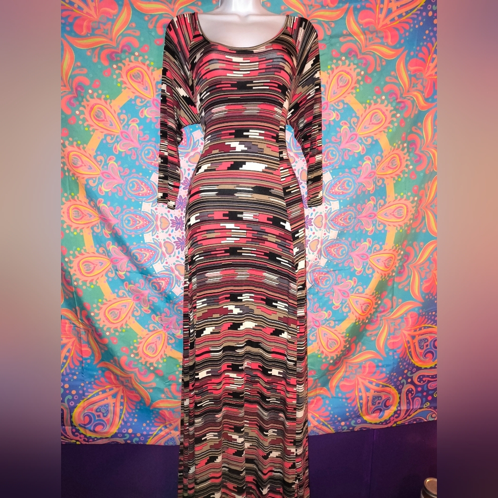 Canari Multicolor Floor Length Maxi Dress
